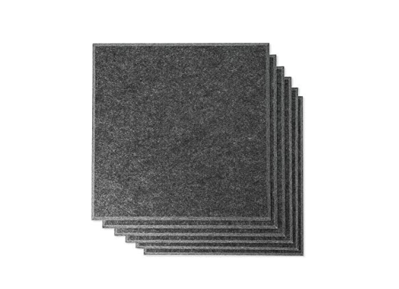 Office Cinema Wall Soundproof Polyester Fiber Acoustic Panel Beveled Edge