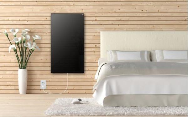 Aquecimento Eléctrico Infravermelho Temperado Sala Banheiro aquecedor Painel de vidro de parede para decoração