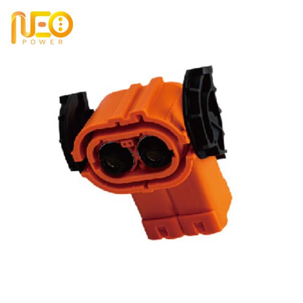 2 Pin 70mm2 200A Straight High Voltage Connector For Electrical Vehicle