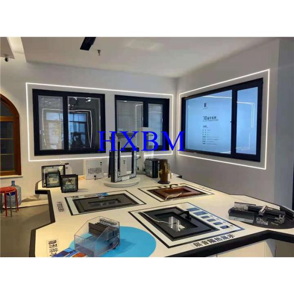 Двойник Windows окна EPDM алюминиевый застеклил стеклянное влажное доказательство 12A