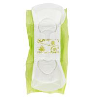 Almofadas de algodão normais da senhora Care Sanitary Pad 245mm 285mm com asas