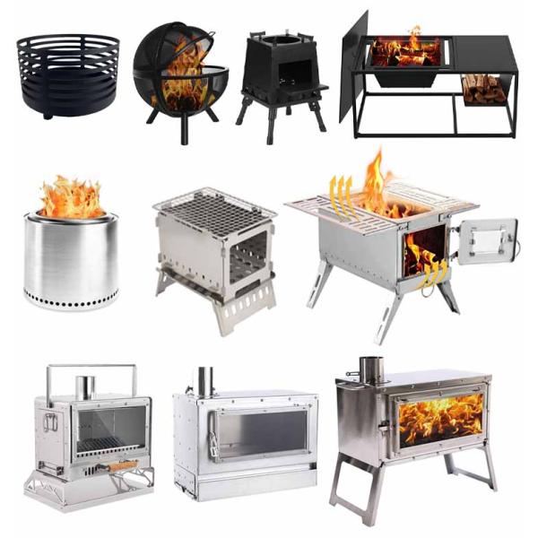 Folding Portable Camping Charcoal Barbecue Bbq Grill for Outdoor Hiking Picnic and BBQ