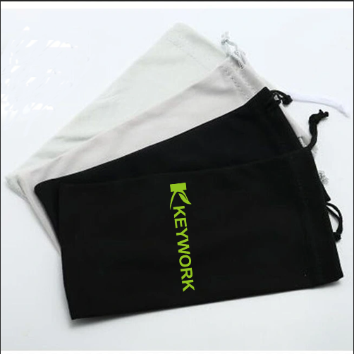 Мешок стекел сумки хранения Drawstring OEM ткани Microfiber Unisex