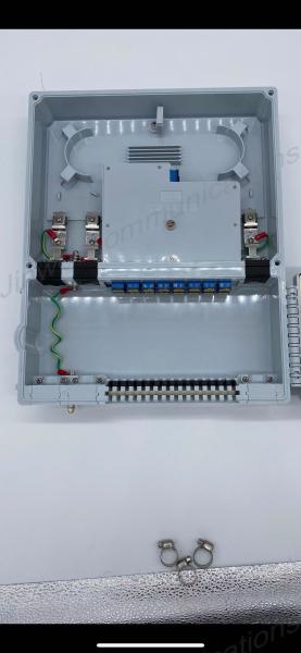 16 Cores FTTH Fiber Optic Distribution Box 16 Ports Termination Box For Fiber Optic Cable