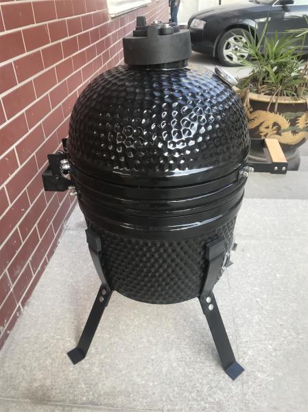 15 CERAMIC BBQ GRILL KAMADO/  Black, Red, Green with Stainless Steel Base
