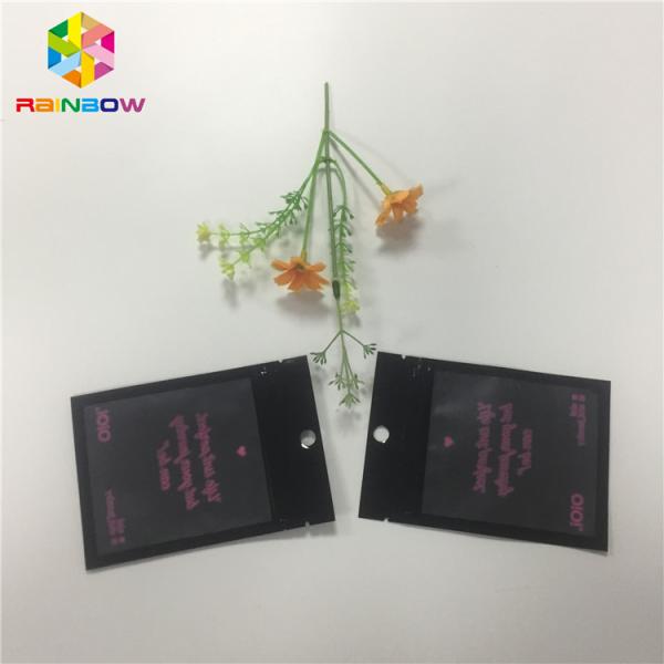 Heat Sealed Foil Packaging Bags Custom Printing One Side Clear Transparent Resealable