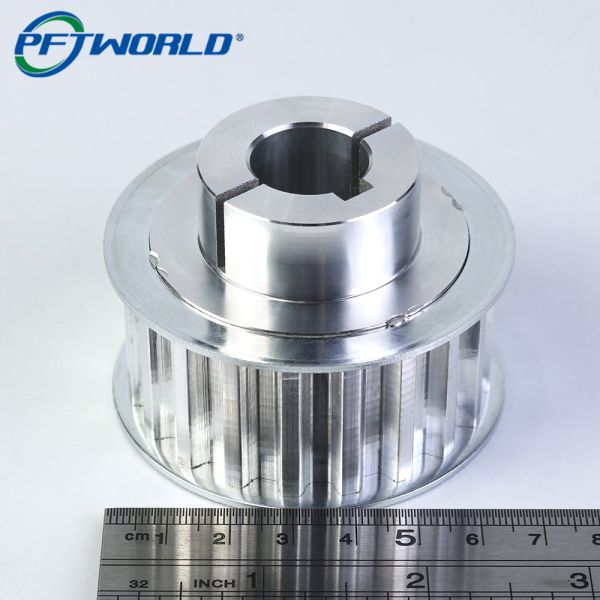 CNC Machining Customizable Metal Pulley Precision Machined Grooves