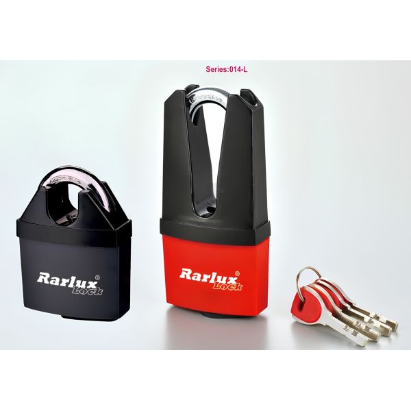 OPEL BBV Heavy Duty Hardened Iron Padlock Keyed Alike Shackle Durable Anti-Theft Waterproof 50x60mm Indoor Outdoor Use