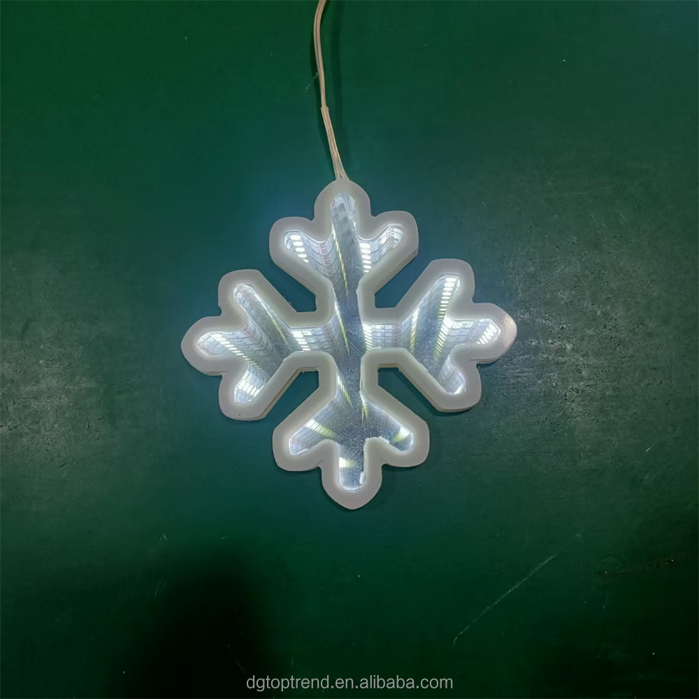 USB Powered 3D Infinity Effect Color-Changing LED Christmas Light Remote Control for Festival Decoration Made Two-Way Acrylic