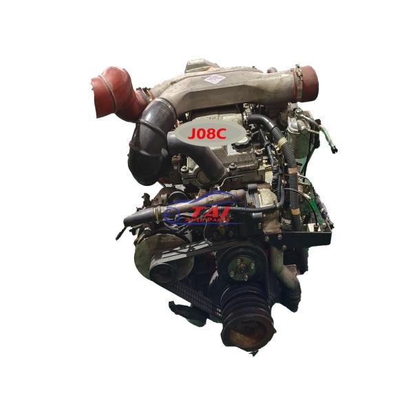 Motor japonês usado para HINO J08C J05C J08E J05E H06C H07C H07D EH700 EF550