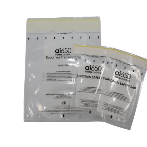 Sacos 95kPa resistentes da pressão reusável com punho 42x30cm