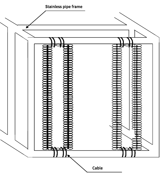 Soft Cord Bio Filter Media For Sewage Treatment , Moving Bed Filter Media