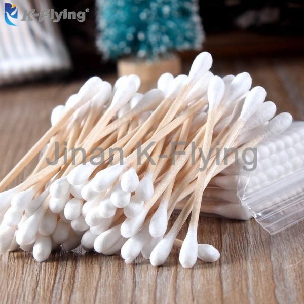 Health Care Disposable Cotton Swab 100% Absorbent Cotton