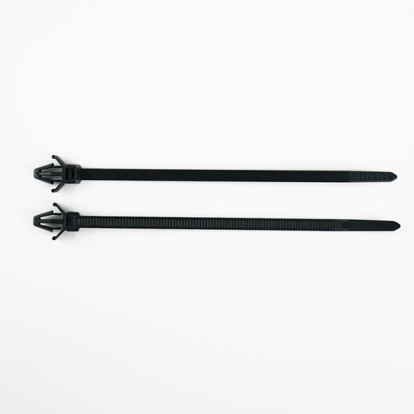 High Quality 4.6*190 Black Nylon Push Mount Ties PVC Cable Tie Sizes Strap Zip Ties