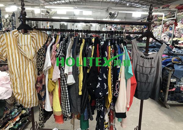 Holitex Used Womens Clothing New York Style Ladies Cotton Blouse For Cambodia