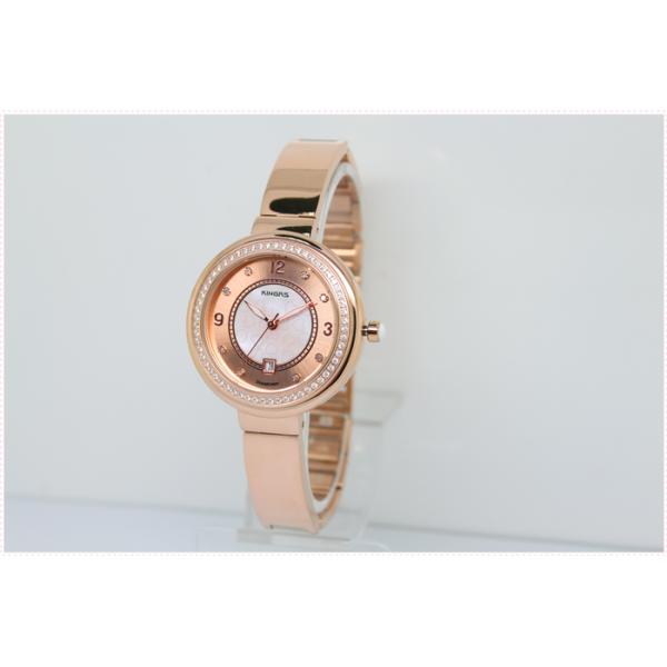 IP Gold Plating Fashion Ladies Fashion Watches , jewelry wrist watch Diamonds 34.0mm