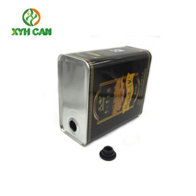 Impressão a cores pequena Olive Oil Packaging Tin Can de Tin Box CMYK PMS do metal de Olive Oil Tin Can 350g