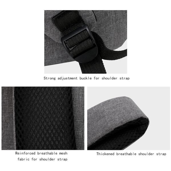 Bolsa de bolso de diseño de gran capacidad bolsa de bolso de viaje de negocios duradera bolsa de escuela barata 15.6 pulgadas mochila portátil de estudiante