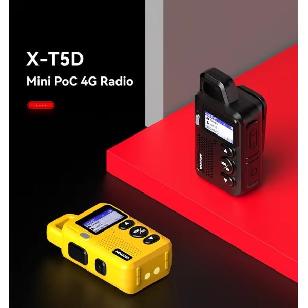 4G POC Mini Network Push to Talk Radio YANTON T-X5D for Long Distance Communication