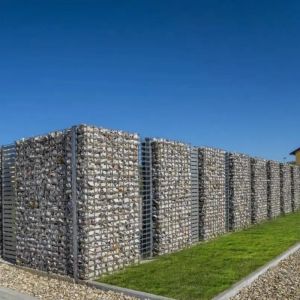 2 мм коррозионная стойкость Gabion Box Wire Mesh поддерживающая стена сварка