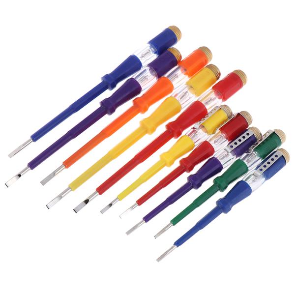 14cm 19cm Electrical Tester Screwdriver 220V Electrical Cable Accessories Waterproof Induced
