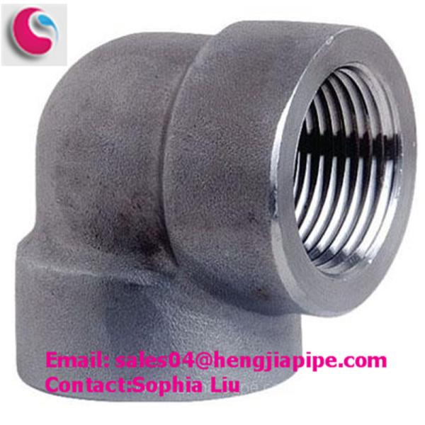 45deg or 90deg ANSI B16.11 threaded elbow in China