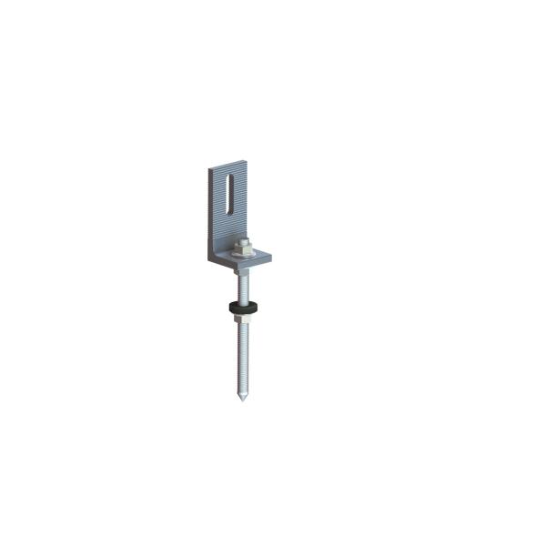 Hanger Bolt Solar Panel Mounting Brackets For Metal Roof 60m/S Racking For Standing Seam Roof