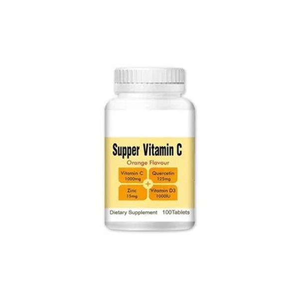 Factory Supply Chewable Antioxidant Ascorbic Acid Multi Vitamin Tablets