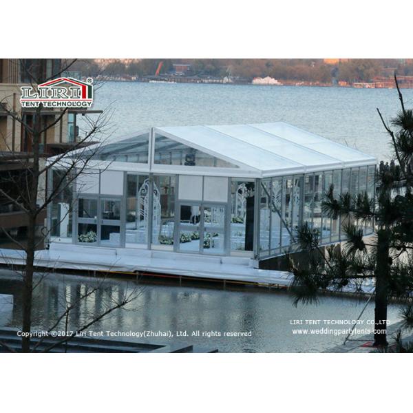Transparent Marquee Wedding Tent With Glass Walls For 1000 People Anniversary