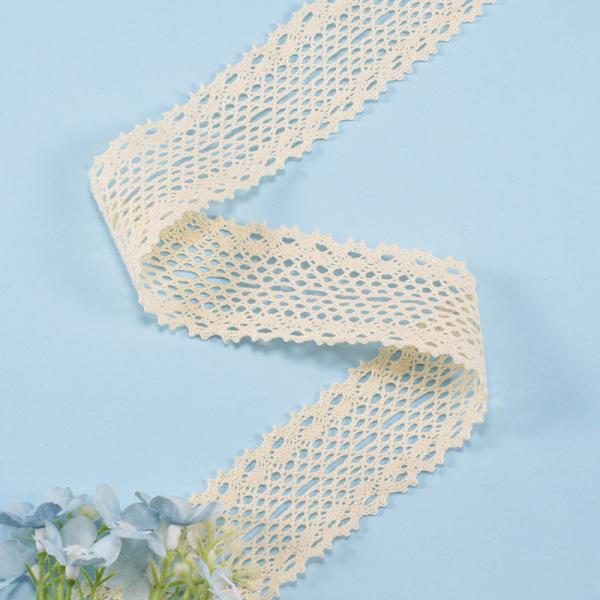 3.5CM Crochet Eyelet Cotton Lace Trim Border Lace Ткани для женщин Платье