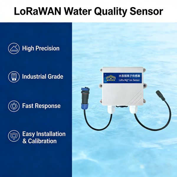 ZONEWU Industrial Magnesium Ion Transmitter - DC Interface Power Supply Design, Suitable for Long term Online Monitoring Scenarios
