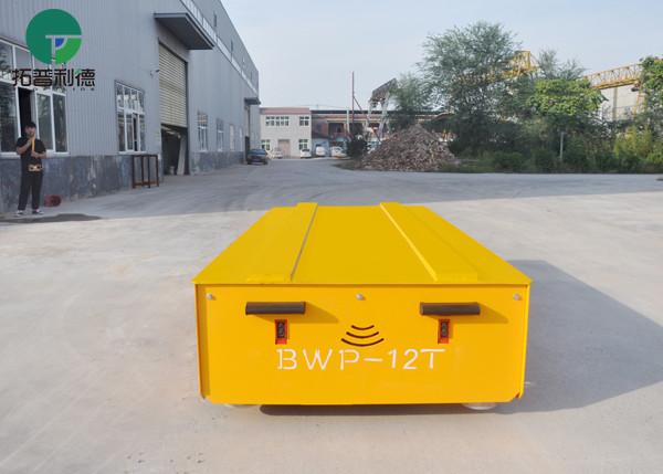 40t aluminum tank handling electric trackless transfer trolley