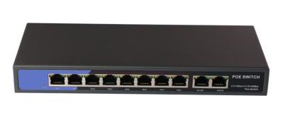 10 portos apoio auto MDI/MDIX do interruptor de rede do ponto de entrada RJ45 de 2 e de 8 * de 10/100M