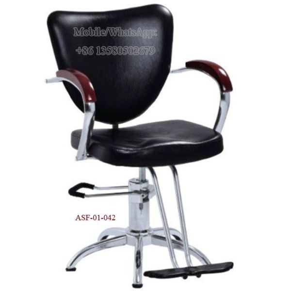 ASF-01-042 China ODM Supplier Salon Furniture Black Color Hair Styling Chair