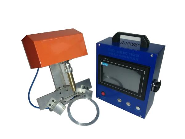 Steel Cylinder Dot Peen Marking Machine Pneumatic Driven 300W For Steel Bottle