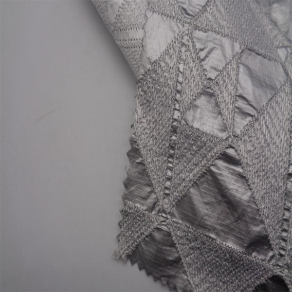 Ripstop 75DX75D Breathable Polyester Fabric For Jacket Windproof Waterproof