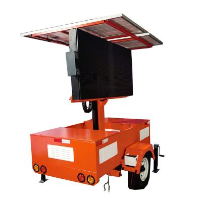 Solar Panel Power Energy System Led Screen Display Trailer 4G 5G WIFI For Construction Site