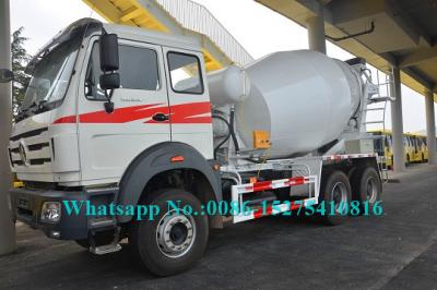 caminhão resistente de 2638 380hp Beiben, condução à direita concreta do caminhão do misturador do trânsito de 6x4 10cbm opcional