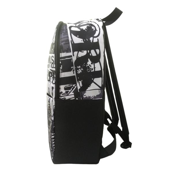 Korean graffiti campus backpack simple junior high school student bag
