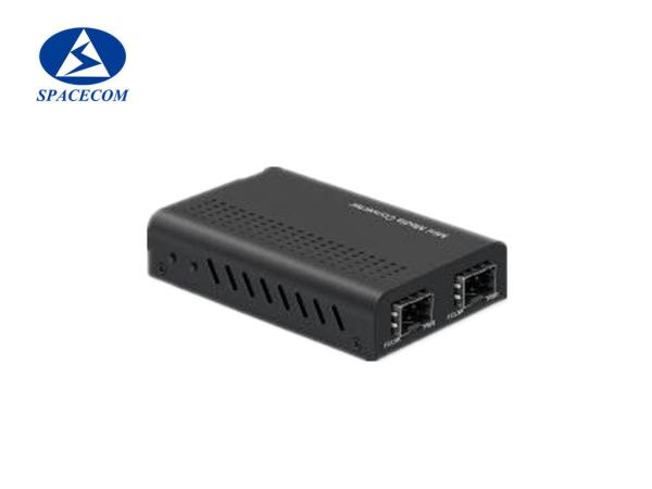 SFP to SFP Fast Ethernet Media Converter , Gigabit Fiber To Fiber Converter