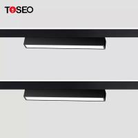 Trilho linear comercial Recessed moderno da luz da trilha da casa magnética interna do projetor da trilha