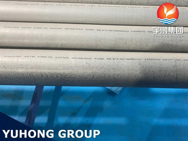 ASTM A790 UNS S32205 Duplex Steel Seamless Pipe For Oil And Gas