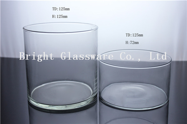 2016 Large Glass Hurricane Candle Holders, Blown Candle Holder