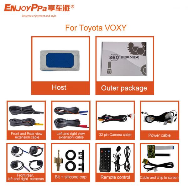 360 Degree Bird View Car Camera With 1080P For Toyota VOXY Driving Recorder