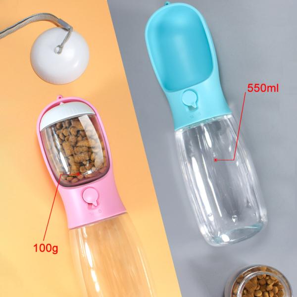NO Time Setting Sustainable Outdoor Pet Water Bottle for Traveling Pets