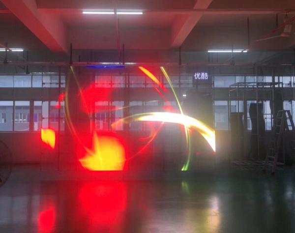 P7.81 Full Color HD Transparent LED Screen Indoor For Advertising Module Design