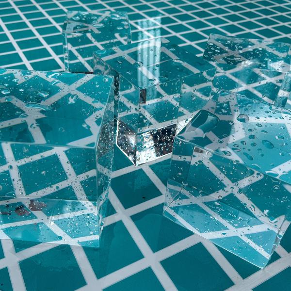 Acrylic Swimming Pool Accessories Air Pump See-Through Overflow Cast Cozy Panels by Aupool