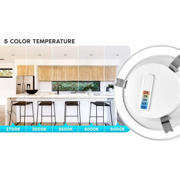 Outdoor Dimmable Flush Mount Pot Lights LED 10W 4 Inch For Living Room