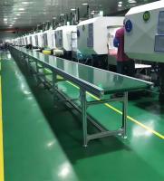 Línea de transportador de banda ESD de alta velocidad para la fabricación de electrónica