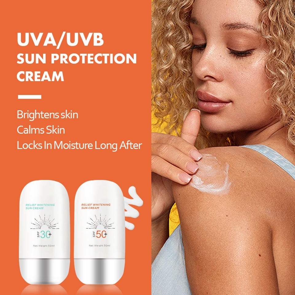 OEM ODM Brand Customization Organic Natural Spf 50 Sunscreen Sunscreen Product Skincare Facial Mineral Uva Uvb Sunscreen
